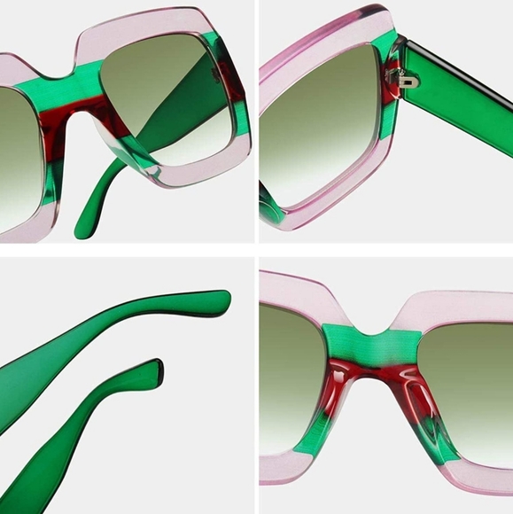 SQUARE COLORBLOCK SUNGLASSES 🕶 😎 - Picture 9 of 10